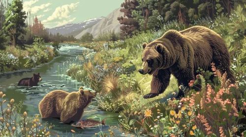 Grizzlies and Black Bears diet